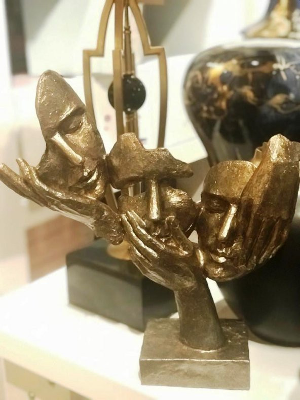 Gold 3lü Mask Biblo