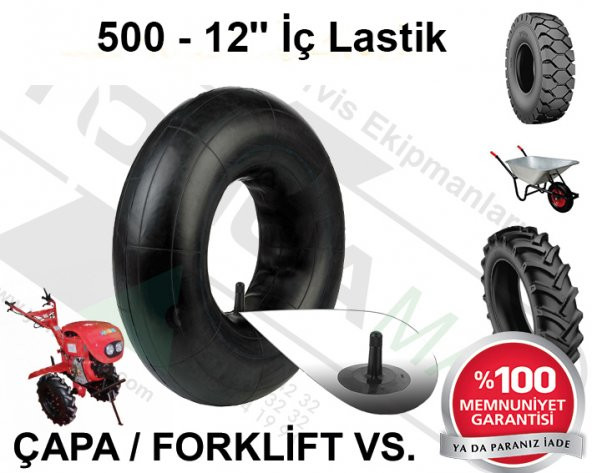 ÇAPA İÇ LASTİK 500-12 JANT