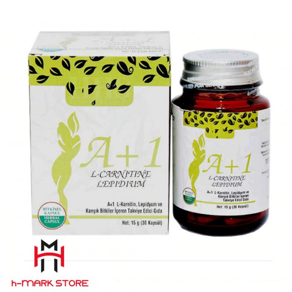 HHS A+1 L-CARNİTİNE (Bitkisel Kapsül) 30 Kapsül - 2