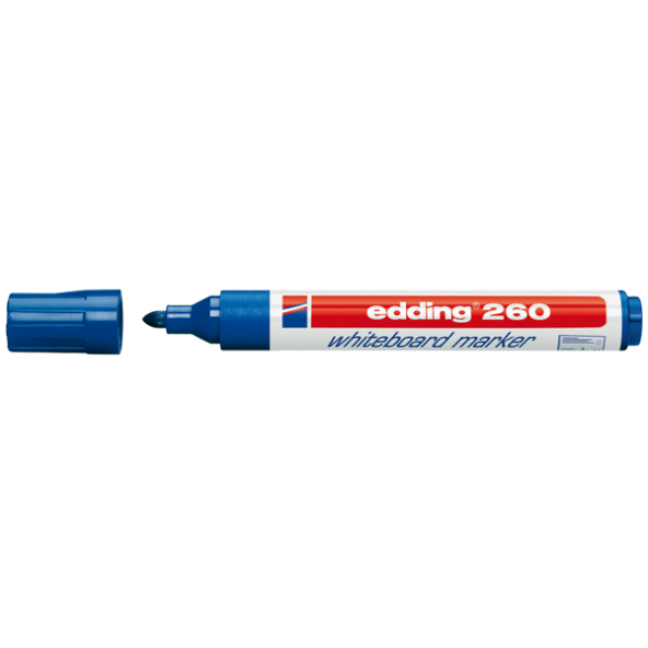Edding E-260 Mavi Tahta Kalemi Ed26003 10 Lu (1 Paket 10 Adet)