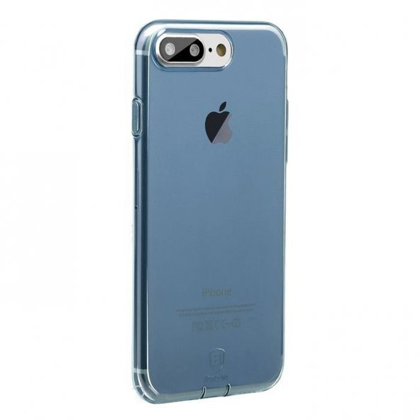 Baseus Simple Mavi iPhone 8 Plus Kılıf Arka Koruyucu Kapak - 3