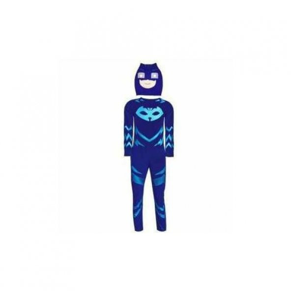 Pijamaskeliler Kostümü - Baykuş Kız Kostümü - Kedi Çocuk Kostümü - Kertenkele Kostümü - Pj Masks - 5
