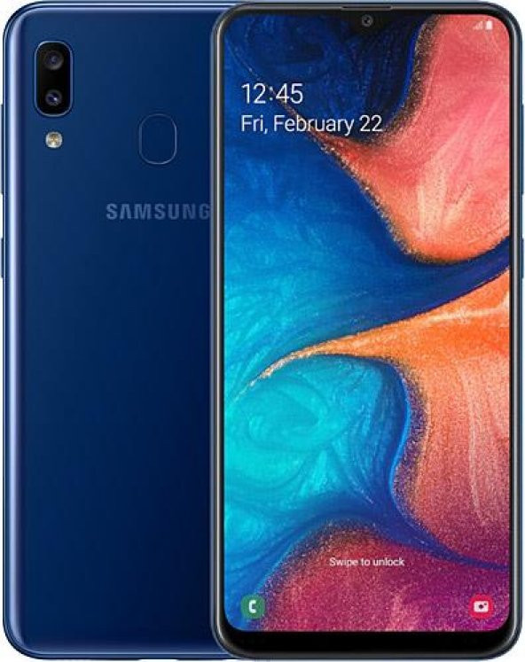 Samsung Galaxy A20 32GB Mavi(İthalatçı Firma Garantili)