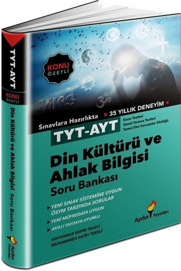 TYT AYT Din Kültürü ve Ahlak Bilgisi Konu Özetli Soru Bankası Aydın Yayınları