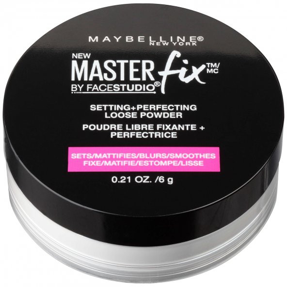 Maybelline Master Fix Setting & Perfecting Transparan Toz Pudra