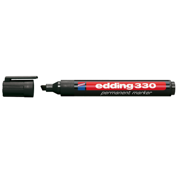 Edding E-330 Siyah Permanent Markör Kalemi 10 Lu Ed33001 (1 Paket 10 Adet)