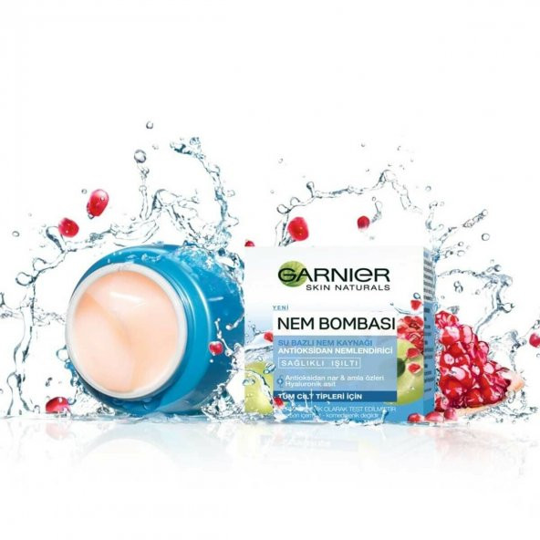 Garnier Nem Bombası Su Bazlı Nem Kaynağı Antioksidan Nemlendirici 50ML