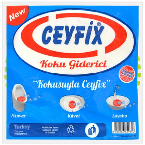 Ceyfix Pisuvar Küvet Lavabo Koku Giderici Limon Ferahlığı + Kargo
