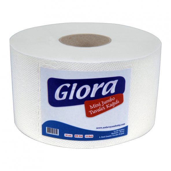Glora Mini Jumbo Tuvalet Kağıdı 3.5 Kg 12 Rulo + Kargo