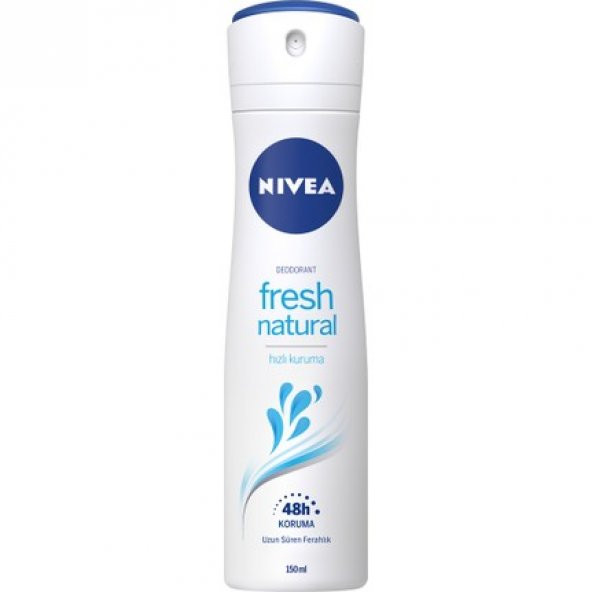 Nivea Bayan Deodorant Fresh Natural 150 ml + Ücretsiz Kargo