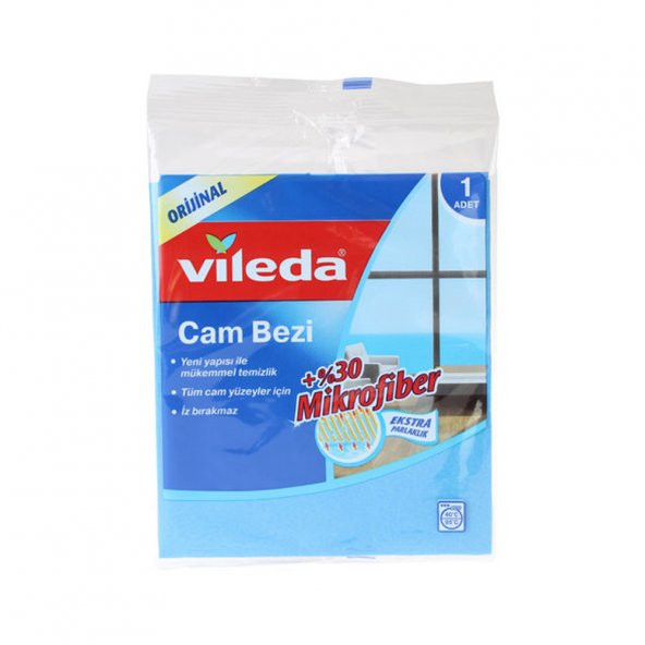 Vileda Cam Bezi 30 Mikrofiber Katkılı + Seçenekli Ürün + Kargo