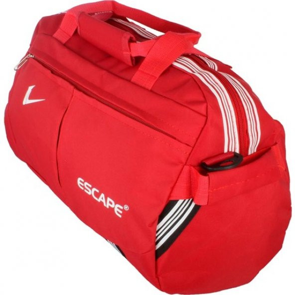 Unisex Spor Ve Seyahat Çantası Orta Boy Çanta Kırmızı Renk Faturalı Aynı Gün Kargo