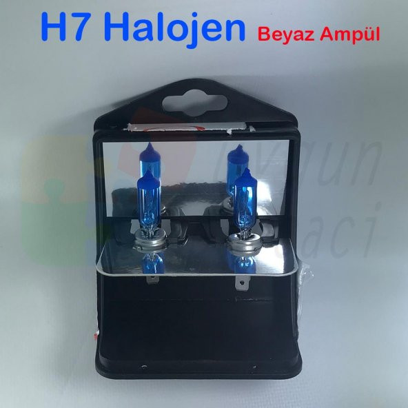 H7 Beyaz Halojen Far Ampülü A Kalite - Hediyeli !!! - Resim 3