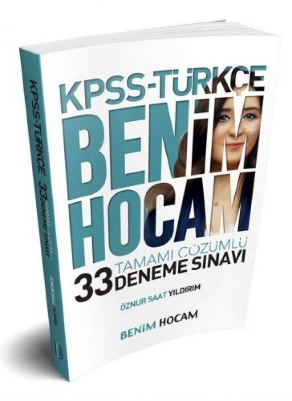 Benim Hocam Yayınları KPSS Türkçe Tamamı Çözümlü 33 Deneme