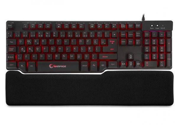 Rampage KB-R88 Siyah USB Mekanik Hisli ve Pad Gaming Q Klavye - 2