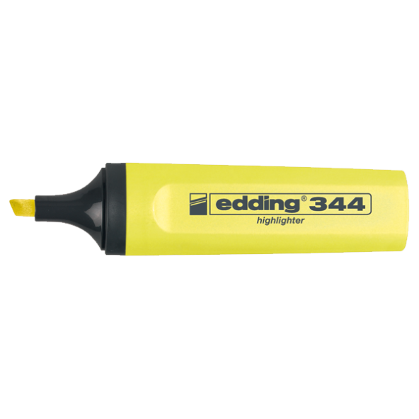 Edding E-344 Fosforlu Kalem Sarı 10 Lu Ed34405 (1 Paket 10 Adet)