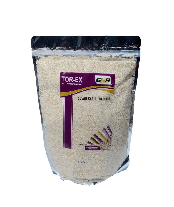 Tor-ex 1 Kg Duvar Kağıdı Yapıştırıcısı Tutkalı