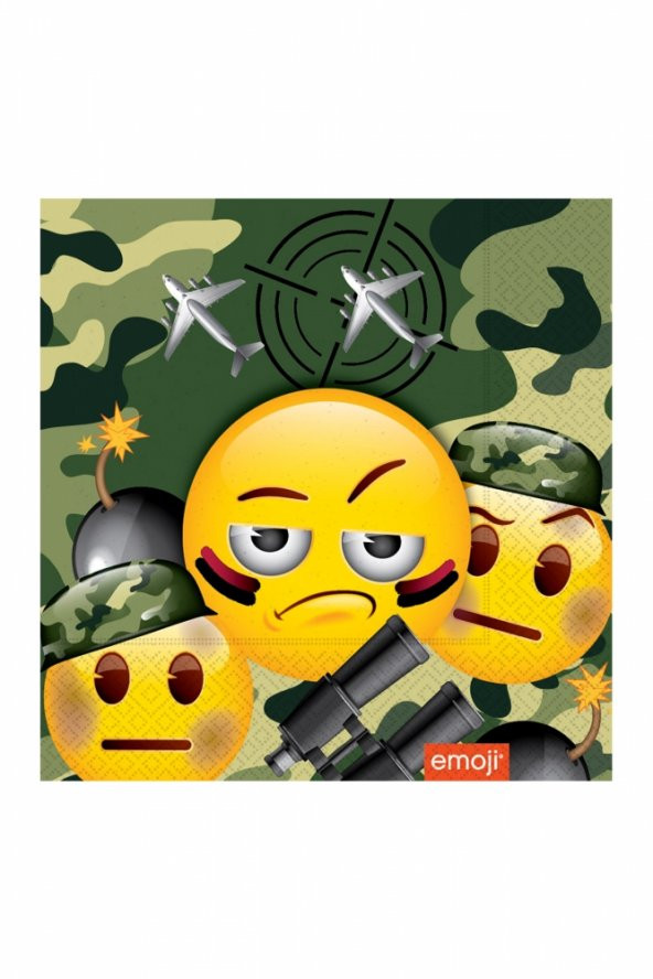 EMOJİ KAMUFLAJ PEÇETE 20Lİ