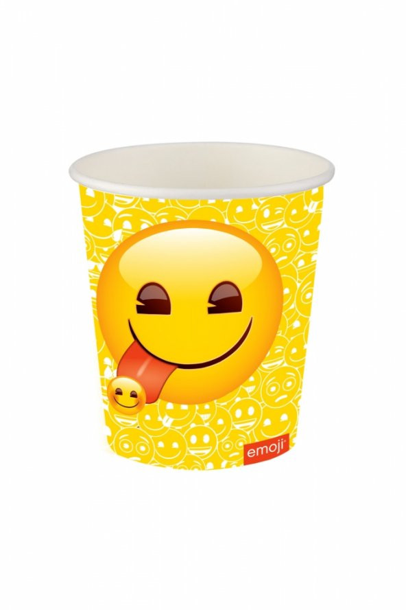 EMOJİ DÜNYASI BARDAK 8Lİ - 1