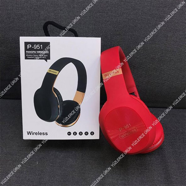 Sony Uyum P351 Kablosuz Bluetooth Mikrofon Kulaklık Hafıza Radyo - 4