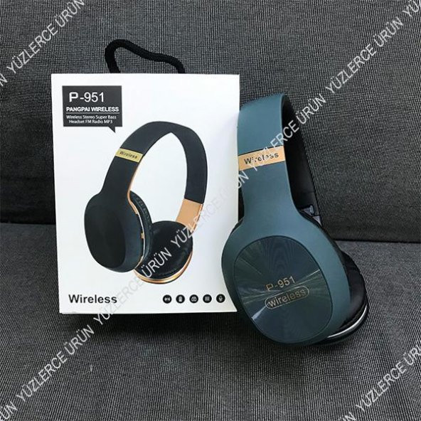 Sony Uyum P351 Kablosuz Bluetooth Mikrofon Kulaklık Hafıza Radyo - 5