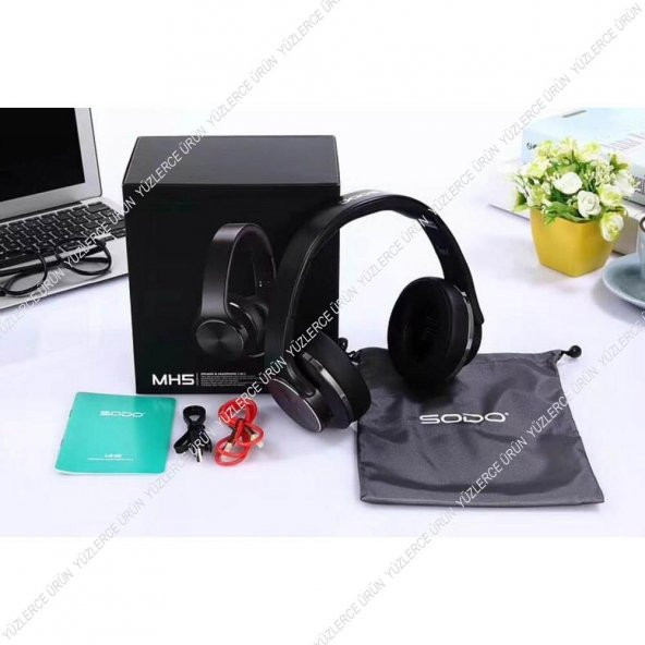 Huawei Uyum Sodo Mh5 Kablosuz Bluetooth Kulaklık Hoparlör Mikrofo - 8