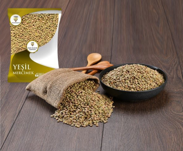 TOPRAK MAHSULLERİ OFİSİ 2 KG YEŞİL MERCİMEK-İZMİR POSTA PAZARI-TMO