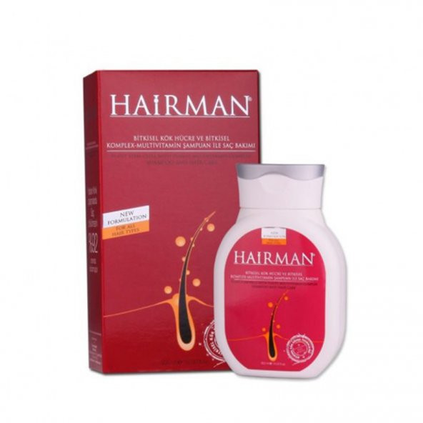 Hairman Bitkisel Saç dökülmesine karşı Bakım Şampuanı 300 ML