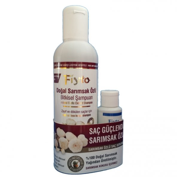 4 ADET Fiyto Doğal Sarımsak Özlü Şampuan 500 ML