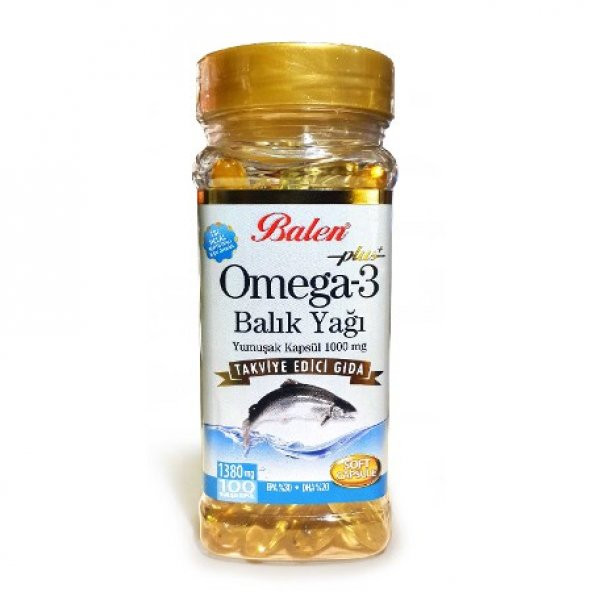 OMEGA 3 BALIK YAĞI YUMUŞAK 100 KAPSÜL