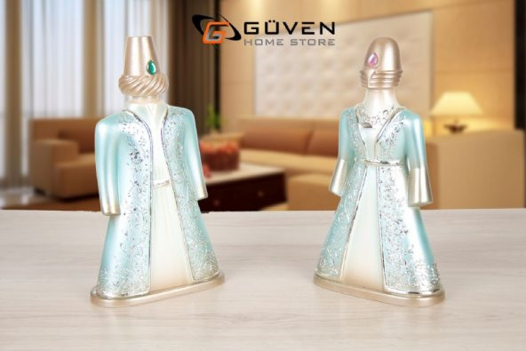 GÜVEN 2'Lİ HANEDAN KAFTAN SET - 4