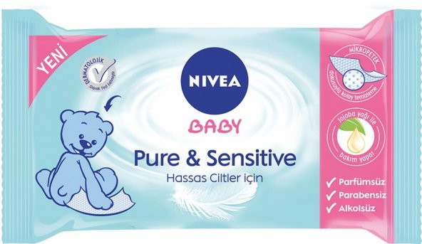 Nivea Baby Pure & Sensitive 40lı Islak Temizleme M