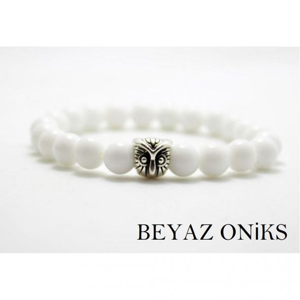 Alnis Atelier Baykuş Aparatlı Doğal Taş Erkek Bileklik - 6