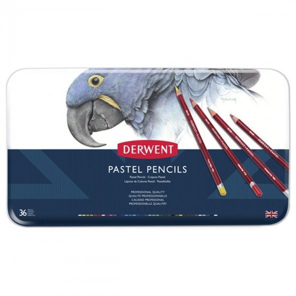 DERWENT PASTEL PENCIL 36LI TENEKE KUTU