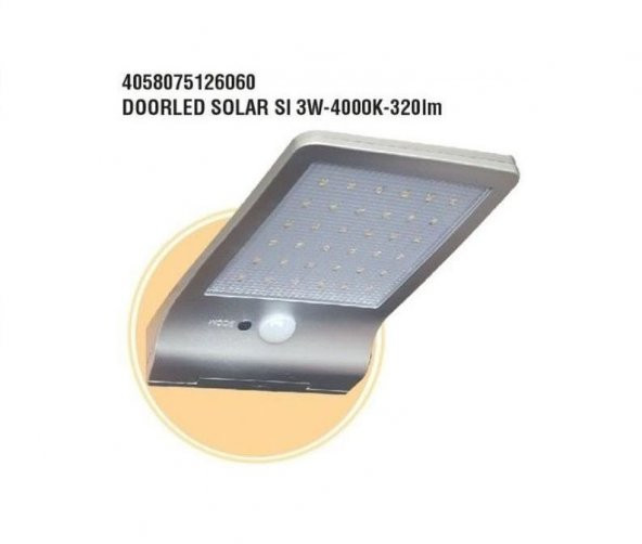 Osram Güneş Enerjili (Solar) Hareket Sensörlü Led Armatür 3 W.