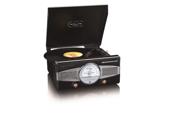 Lenco Classic Phono Tt-27 Bk Dahili Hoparlörlü Retro Pikap Plak Çalar (Siyah)