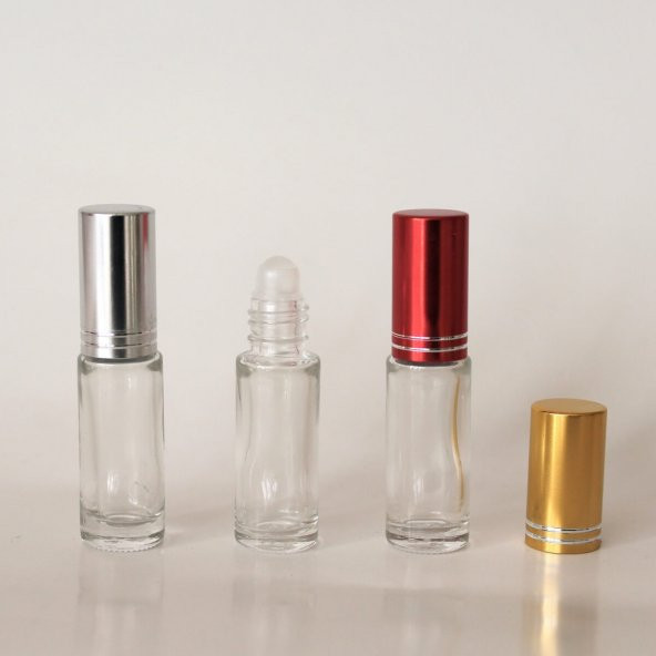 Parfüm Şişesi 5 ml (10 Adet) Roll-On Şişe Modeli