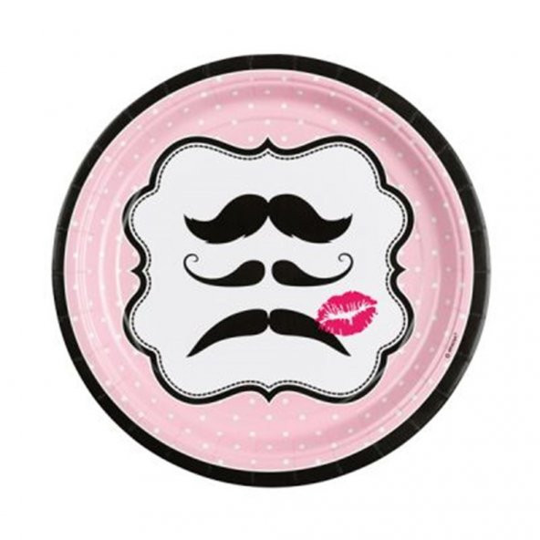 PEMBE BIYIK TABAK 8Lİ