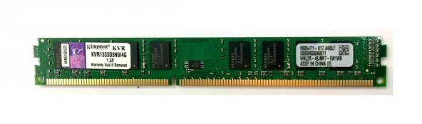 Kingston  4GB 1333MHz CL11 DDR3 Ram (KVR1333D3N9/4G) - 1