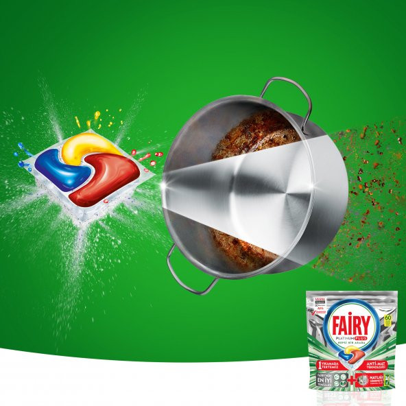Fairy Platinum Plus Bulaşık Makinesi Deterjanı Kapsül 60x3 Yıkama - 6