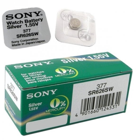 Sony SR621SW SR626SW SR920SW Saat pili pil 1 adet 2022 S.K.T.
