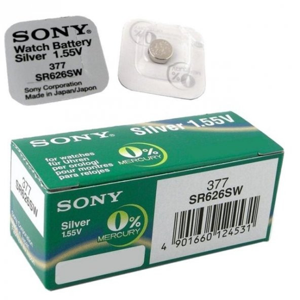 Sony 364 SR621SW 377 SR626SW Pil Saat Pili 10 Adet /2022 SKT - 2