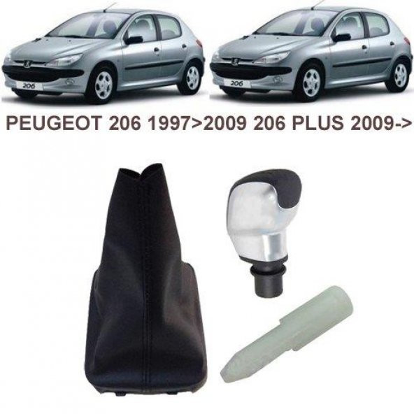 PEUGEOT 206  ve   206+  VİTES KÖRÜK SETİ -SPOR TİP TOPUZLU