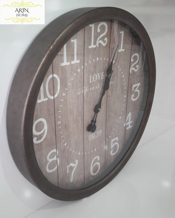 KENT DEKOR 53cm DEKORATİF DUVAR SAATİ - 2