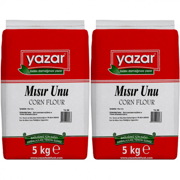 Yazar Mısır Unu 5 kg x 2 Adet - 2