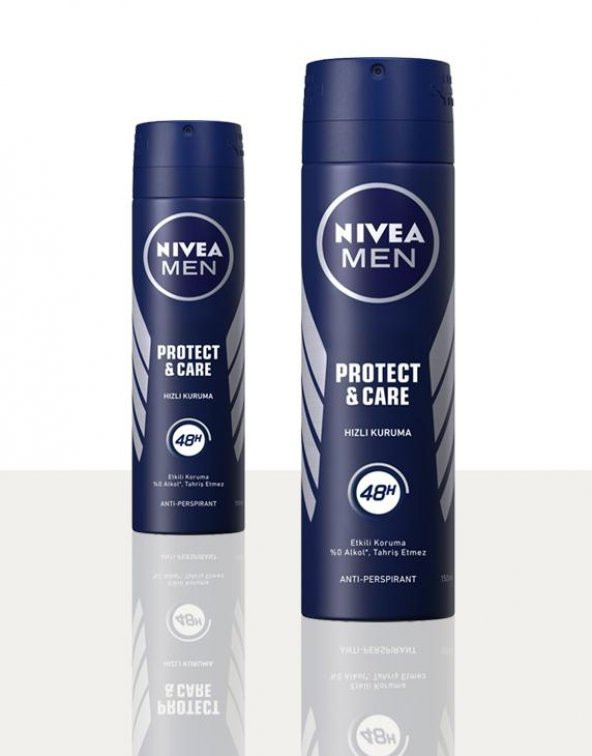 Nivea Erkek Deodorant Protect & Care 150ml x 2