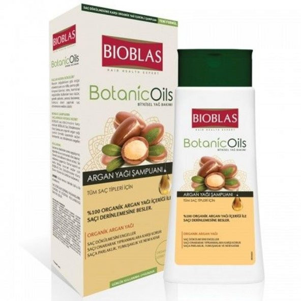 Bıoblas Şampuan Botanicoils Argan Yağlı Şampuan Tüm Saç 360 Ml