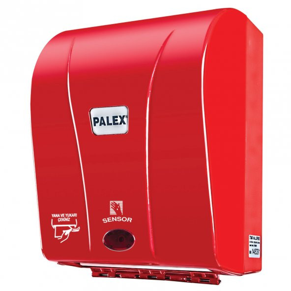 Palex 3490-B Otomatik Havlu Dispenseri 21 CM Kırmızı