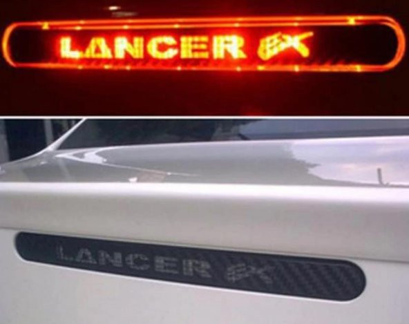 Mitsubishi Lancer 3. Stop Kaplama Karbon Fren Lambası Sticker