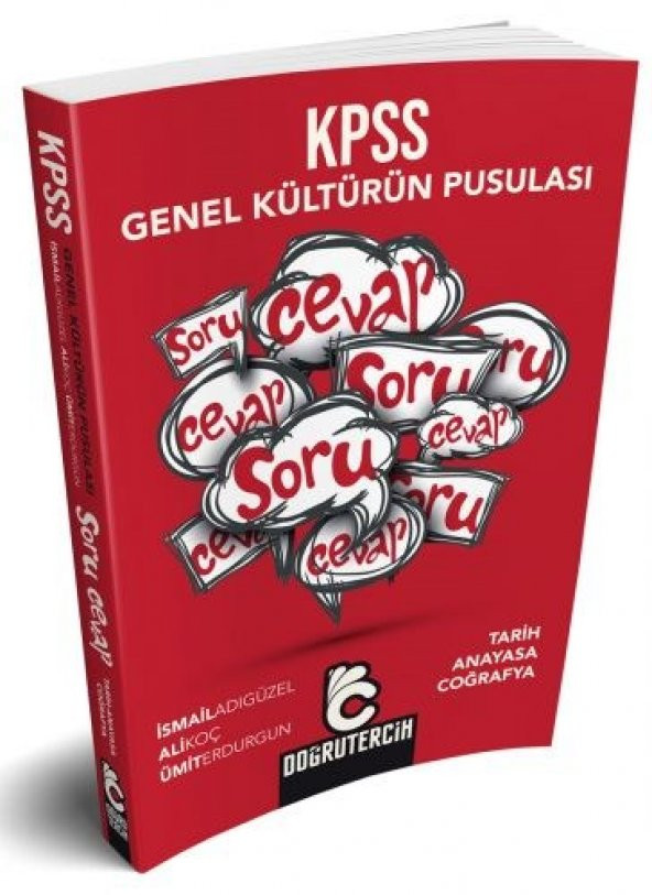 Doğru Tercih Yayınları  KPSS Genel Kültürün Pusulası Soru Cevap Kitabı